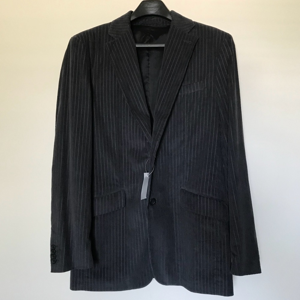 Banana Republic Gray Corduroy Blazer